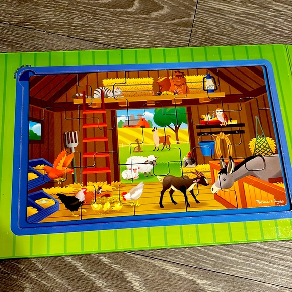 Bundle Melissa & Doug magnetic take-along travel puzzles - 2 farm + 2 vehicle - Picture 5 of 13
